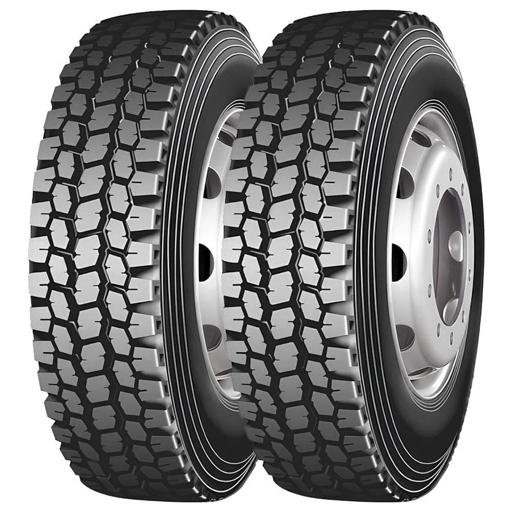 Pneu Longmarch D272 275/80 R22.5 Aro 22.5 147/144K 16PR Misto Kit2
