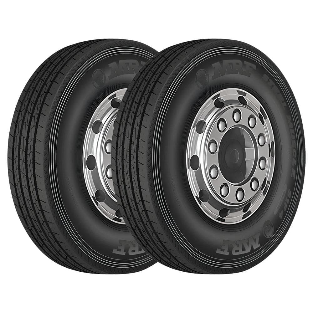 Pneu MRF Alpine S1F4 295/80 R22.5 154/149M 18PR TL M+S Liso Kit2
