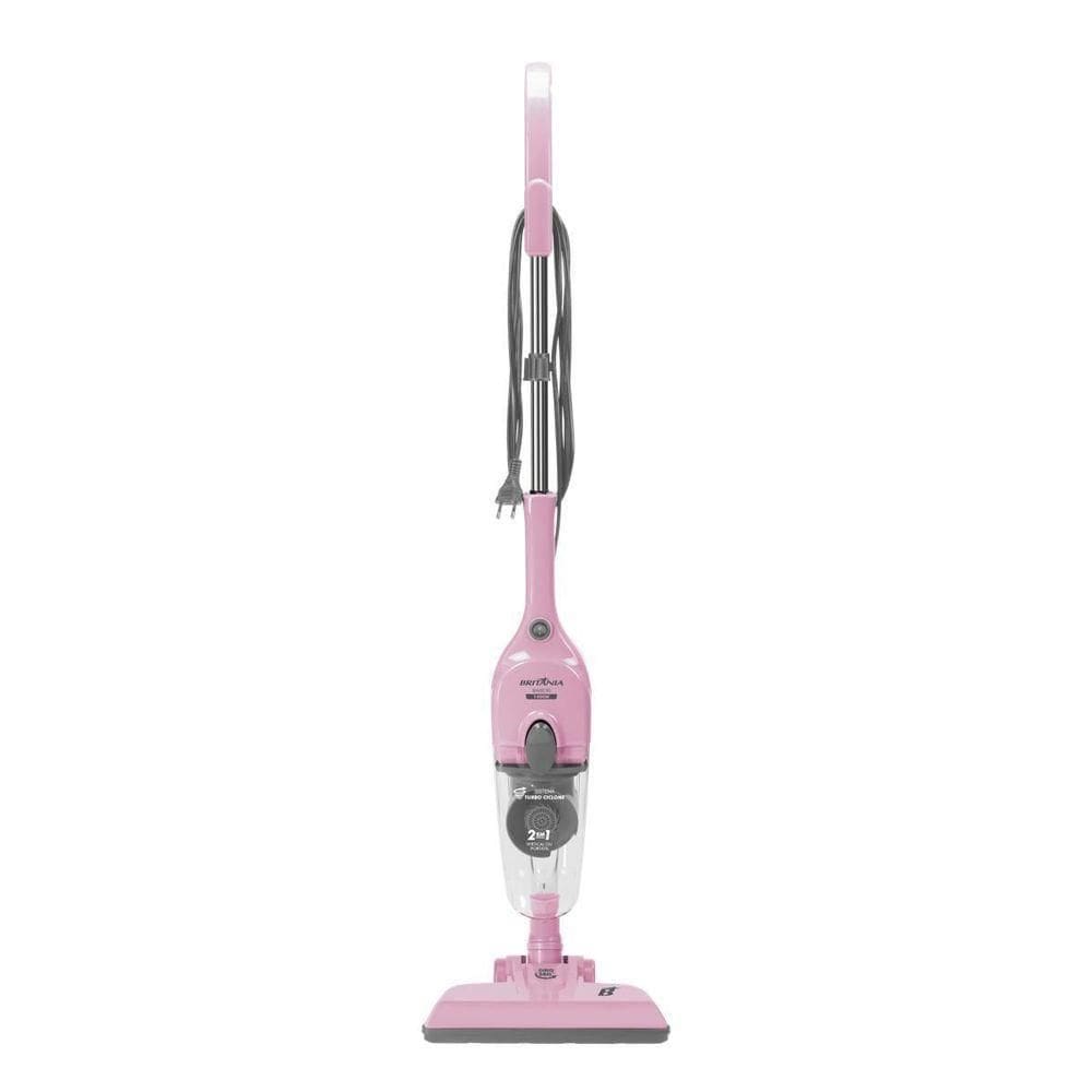 Aspirador de Pó Rosa Vertical Britânia 2 em 1 1400W BASE30 110V