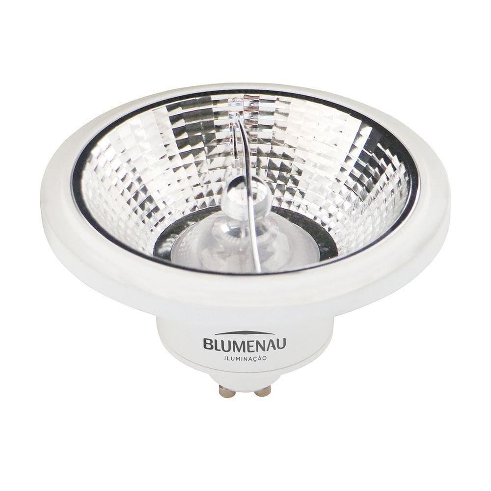 Lâmpada Led Ar111 12w 24° Gu10 Blumenau Bivolt 2700k Quente
