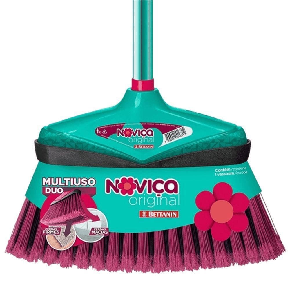 Vassoura Noviça autêntico Com Cabo - Bt167215 - Bettanin Vassoura Novica autêntico Bettanin Bt167215