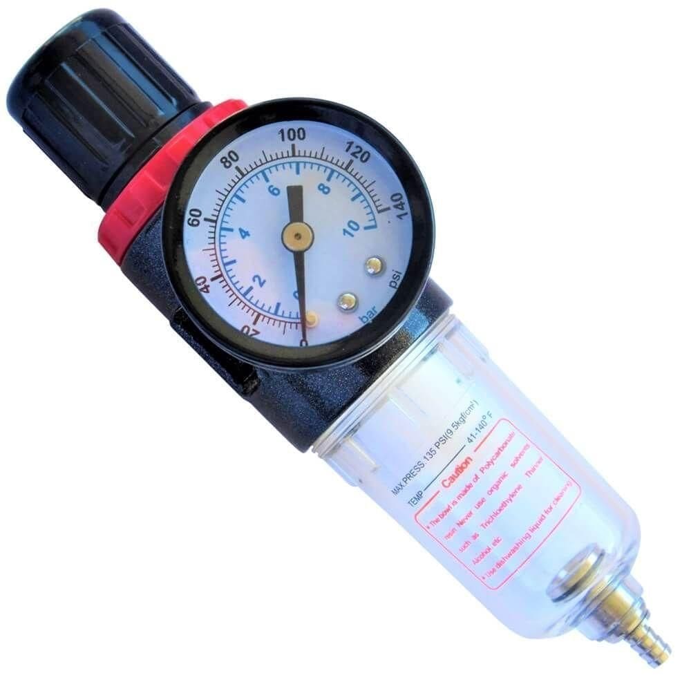 Filtro E Regulador De Ar Com Manômetro - Fra250 - Intech Machine