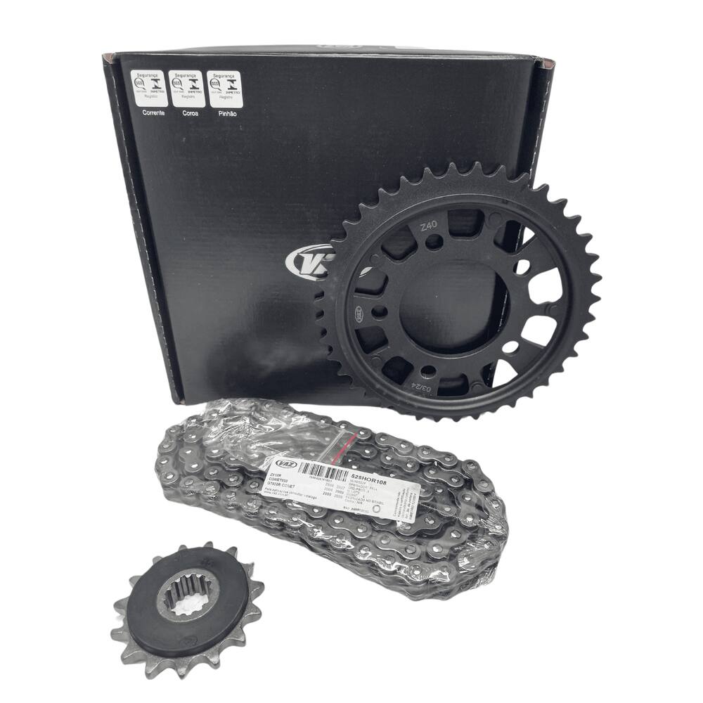 KIT RELACAO VAZ TRANSMISSAO COMPLETO HONDA CB500 1994 à 2003 H00075X