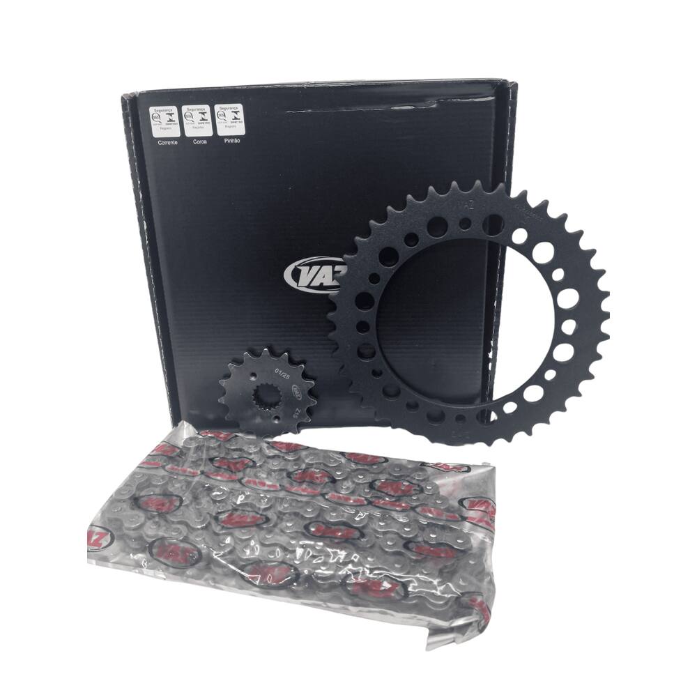 KIT RELACAO TRANSMISSAO COMPLETO HONDA NX400 FALCON 2000 à 2015 NX400I FALCON 2012 à 2015 H02126X