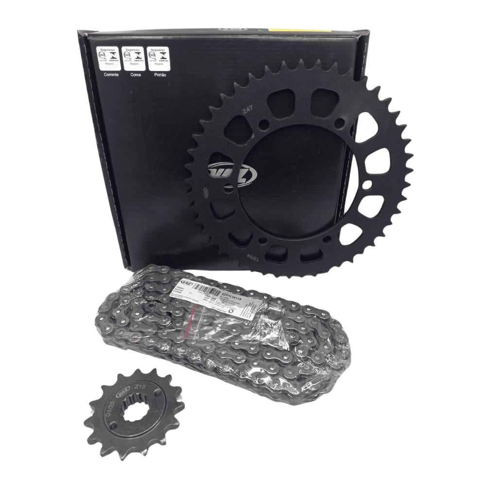 KIT RELACAO TRANSMISSAO COMPLETO HONDA XL700 TRANSALP 2008 à 2014 H04002X