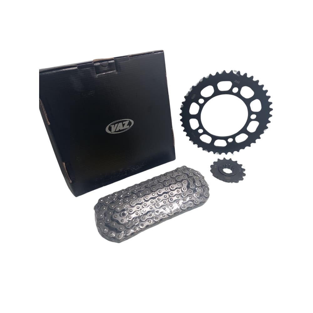 KIT DE RELACAO TRANSMISSAO COMPLETO VAZ HONDA CB600F HORNET 2008 à 2014 H03978X