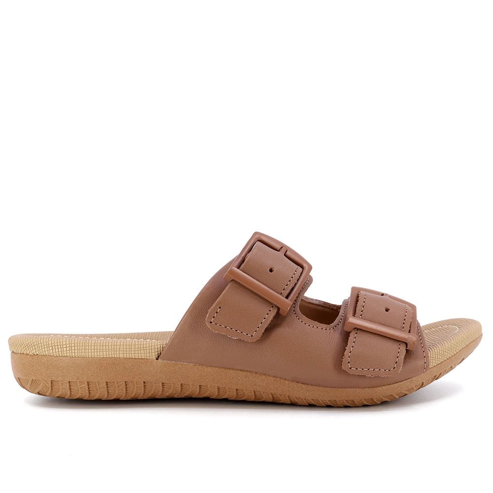 Tamanco Feminino Em Couro Usaflex R1872002