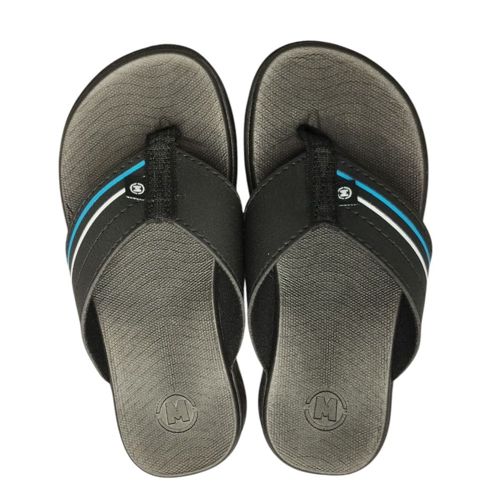 Chinelo Menino Molekinho Dedo Leve Solado Preto 2420.107