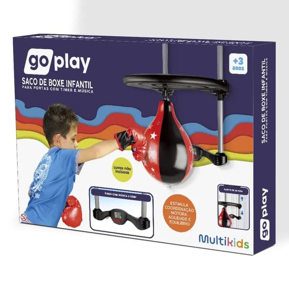 Saco De Boxe Infantil Go Play Multikids - 2325