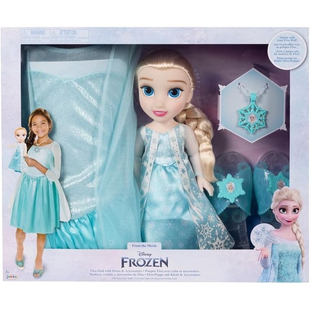 Boneca Frozen Elsa + Fantasia Completa Multikids - 2330