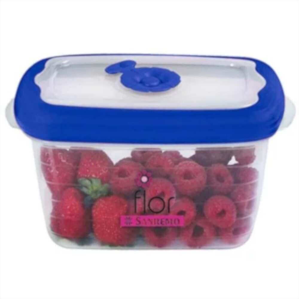 Recipiente Retangular Pequeno Alto Cores 700ml - 718-5 - Sanremo 700ml Sanremo 718-5