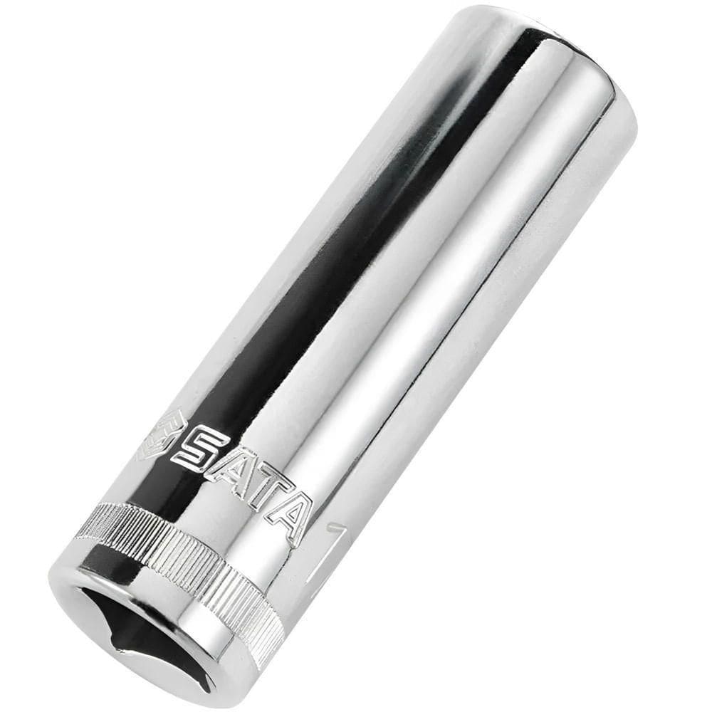 Soquete Estriado Longo 1-2”” 19mm - St13819 - Sata Soquete Estriado Longo 1-2 19mm St13819 Sata