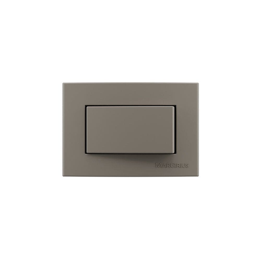 Placa para Móveis 65x45 com Interruptor Simples MarGirius Sleek Colors 10A Argila