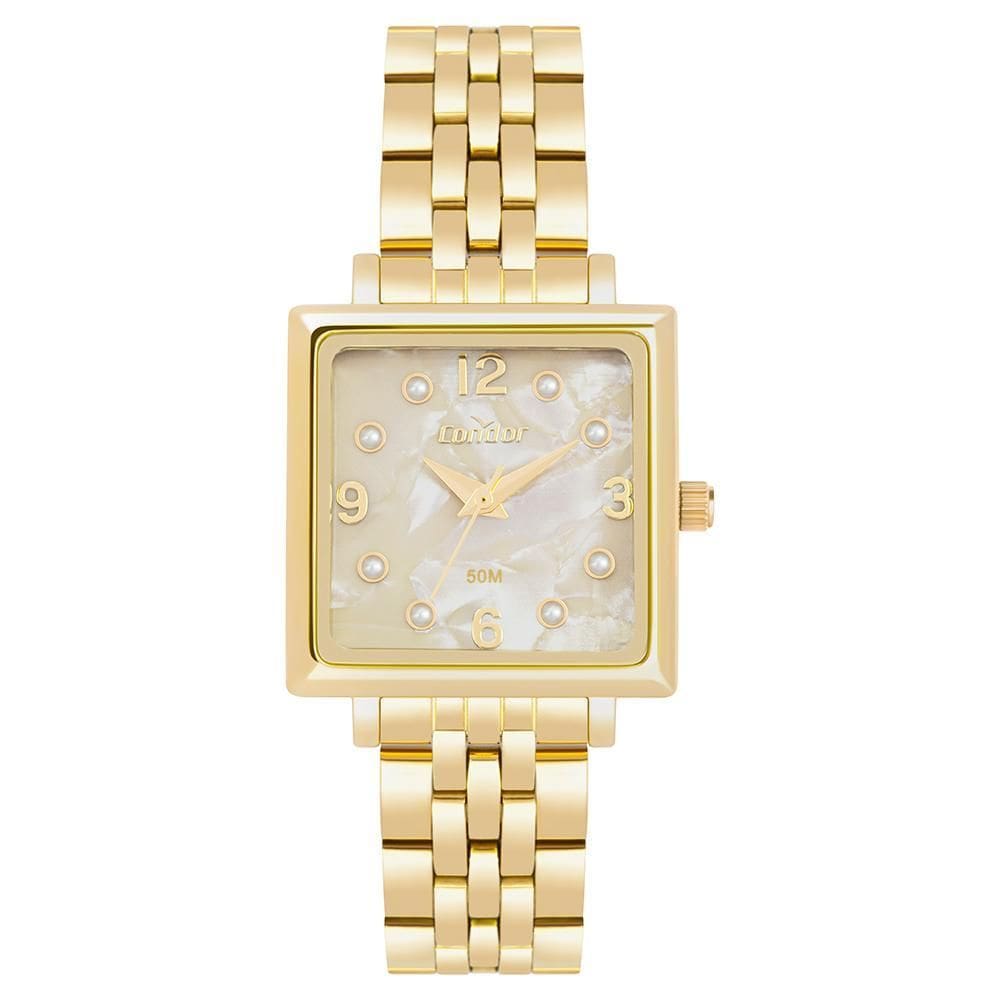 Relógio Condor Feminino Elegante Dourado - CO2035NUN/4X