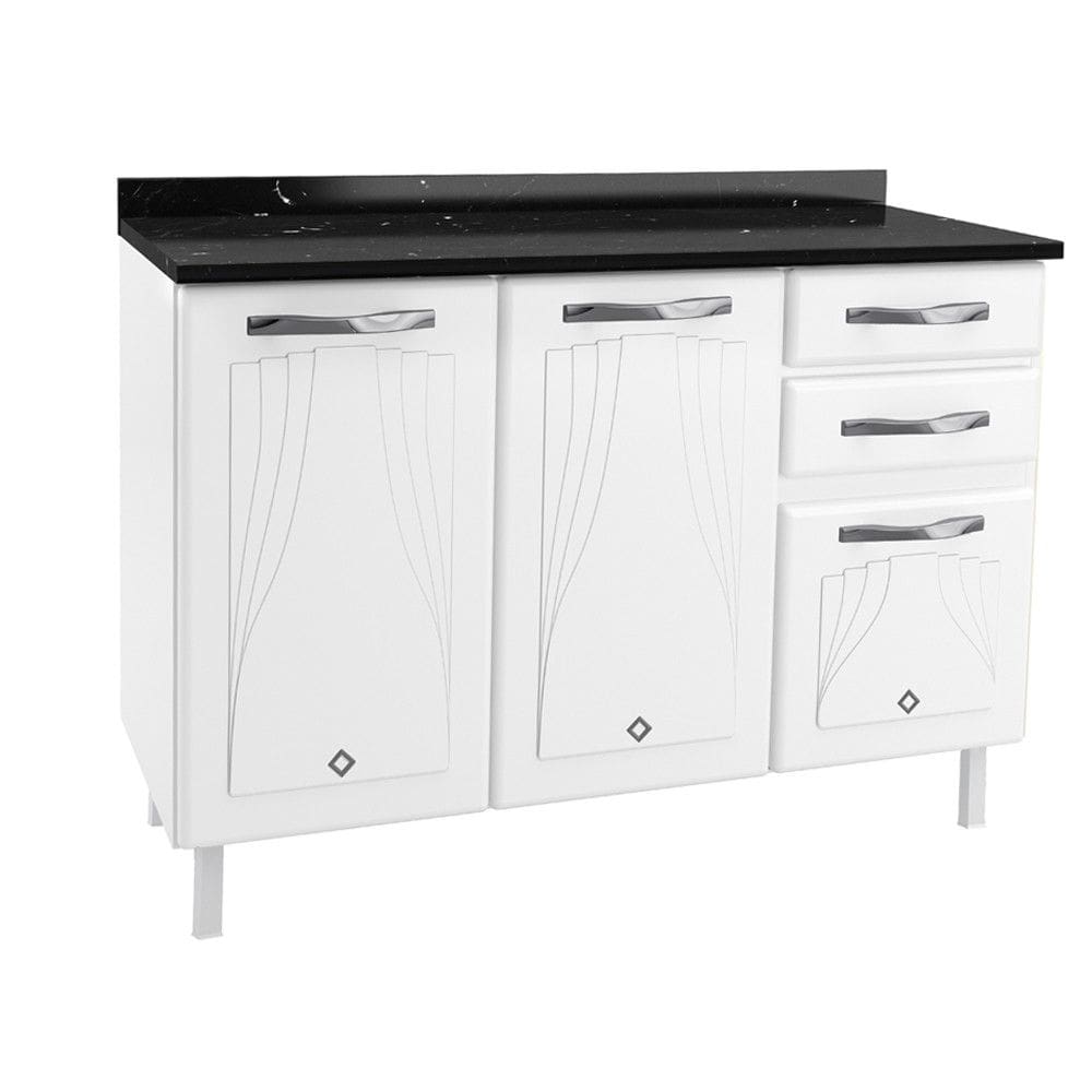 Rack Para TV 32 Pol Atualle Móveis Inovare Bali 1 Porta Mocaccino/Carvalho