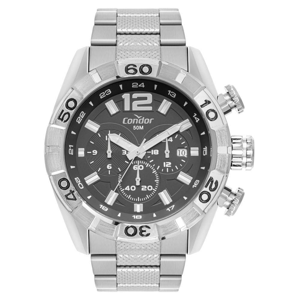 Relógio Condor Masculino Civic Prata - COVD33AUS/4P