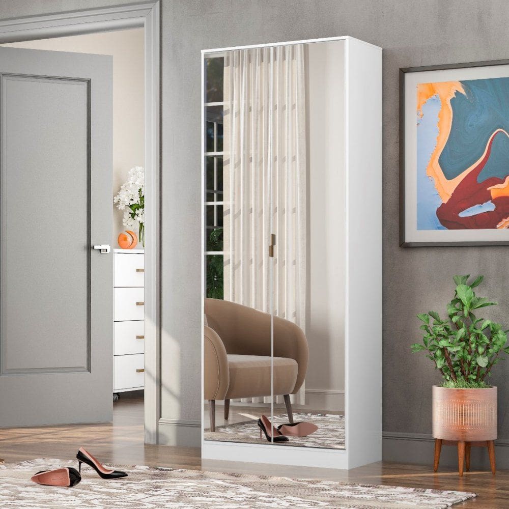 Sapateira 2 Portas Espelhadas Grife Demobile