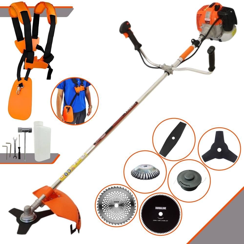 Roçadeira  À Gasolina VR620H Vulcan 62cc 12.500rpm 3HP Multifuncional Completa Com 6 Opções de Cortes Para Todos os Tipos de Trabalho