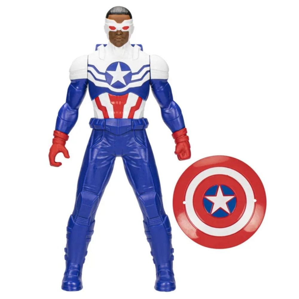 Boneco Avengers Figura Olympus Captain America Capitão América San Wilson