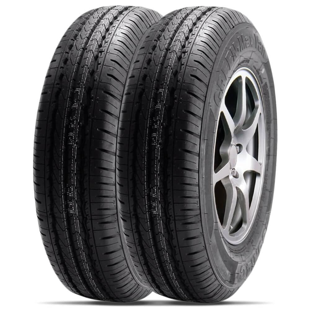 Kit 2 Pneu Aro 12 155R12 Linglong Green Max Van 88/86N 8PR