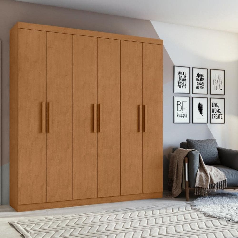 Guarda Roupa Casal 6 Portas Jazz Lopas