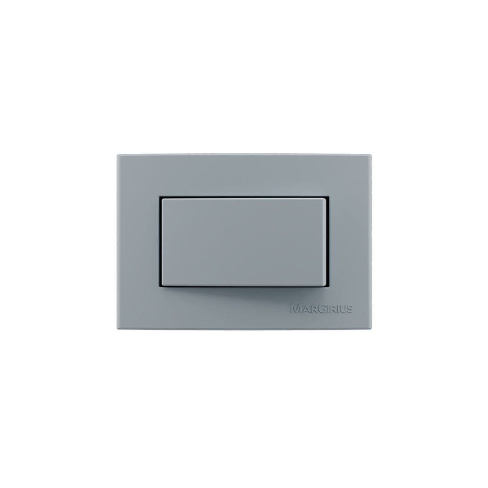 Placa para Móveis 65x45 com Interruptor MarGirius Sleek Colors 10A Cinza