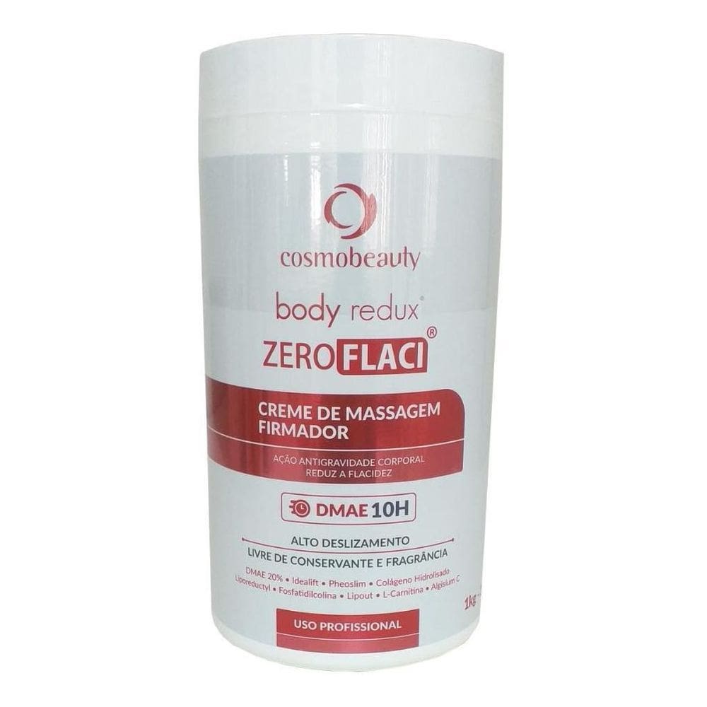 Creme De Massagem Zero Flaci Firmador Cosmobeauty 1kg