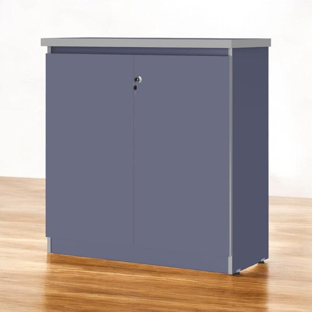 Armário Balcão 02 Portas Línea Azul