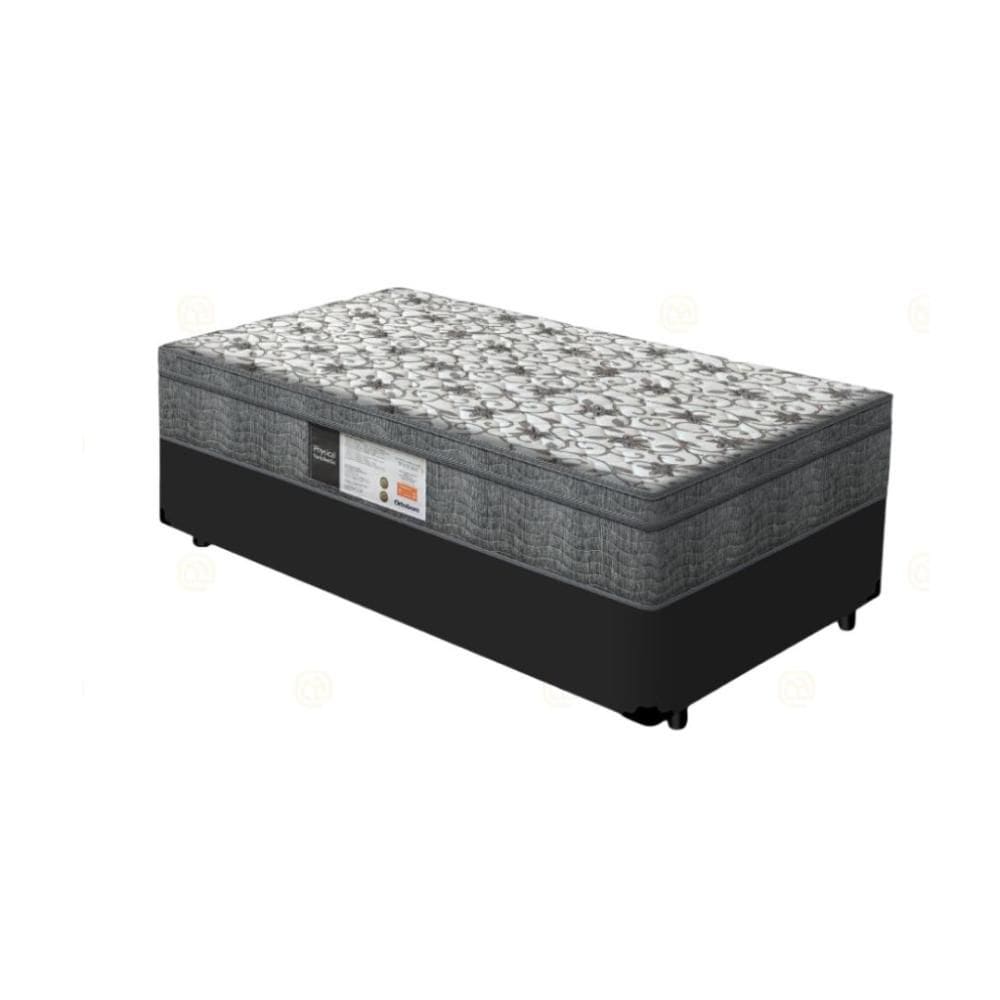 Cama Box + Cabeceira Painel e Colchão de Molas Physical Nanolastic Solteiro 88cm