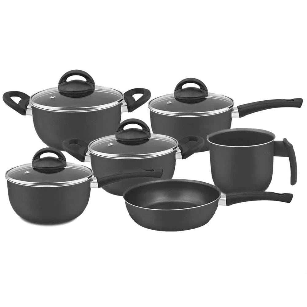 Conjunto De Panelas Marpal 06 Peças Preto Antiaderente