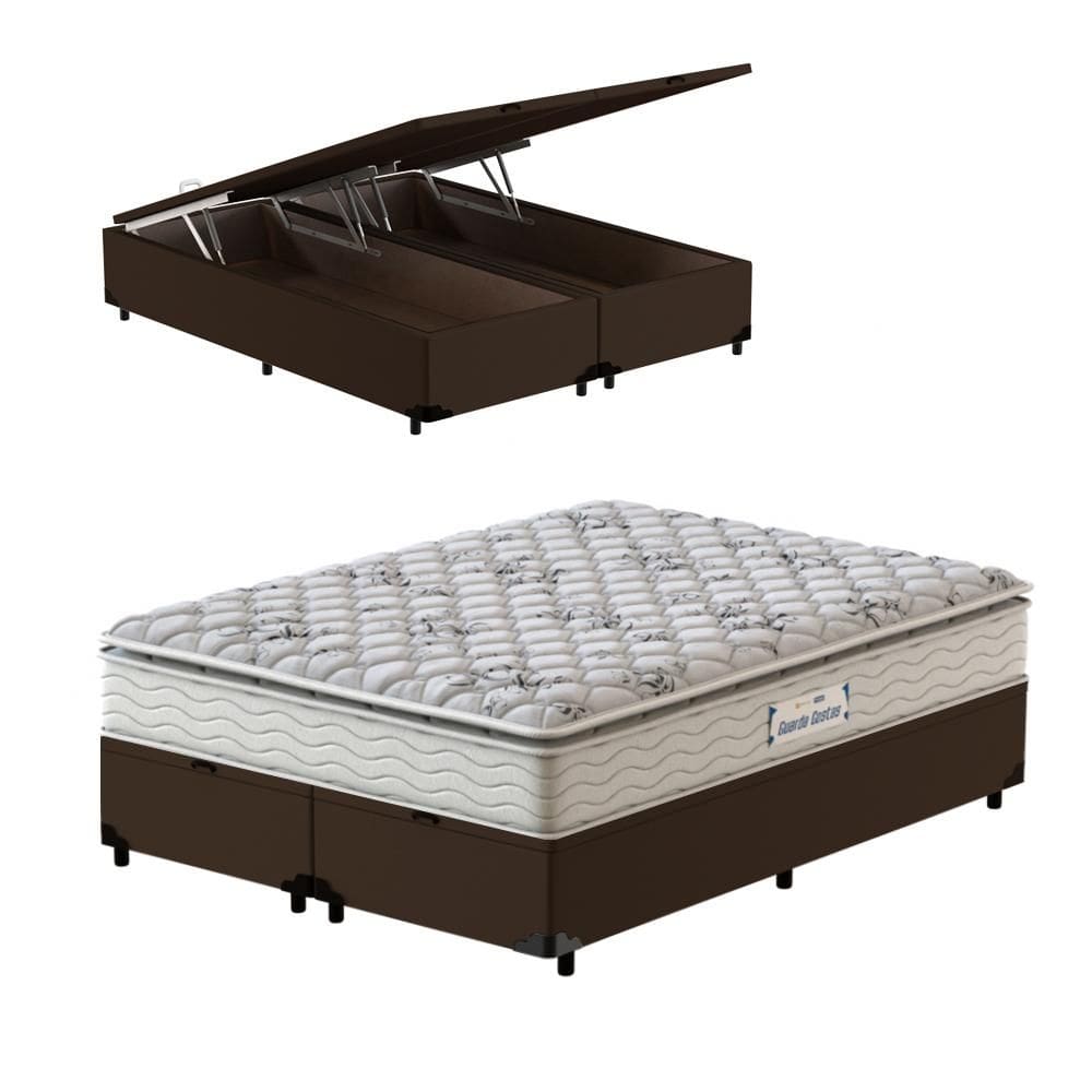 Cama Box Baú com Colchão de Espuma D33 Probel ProEvidence Plus Queen 158cm