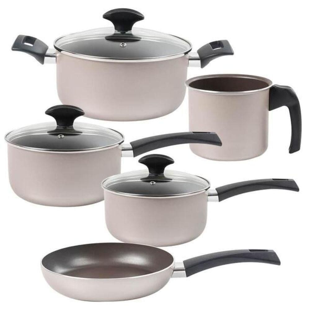 Conjunto de Panelas 5 Peças C L Essence Champanhe - Brinox