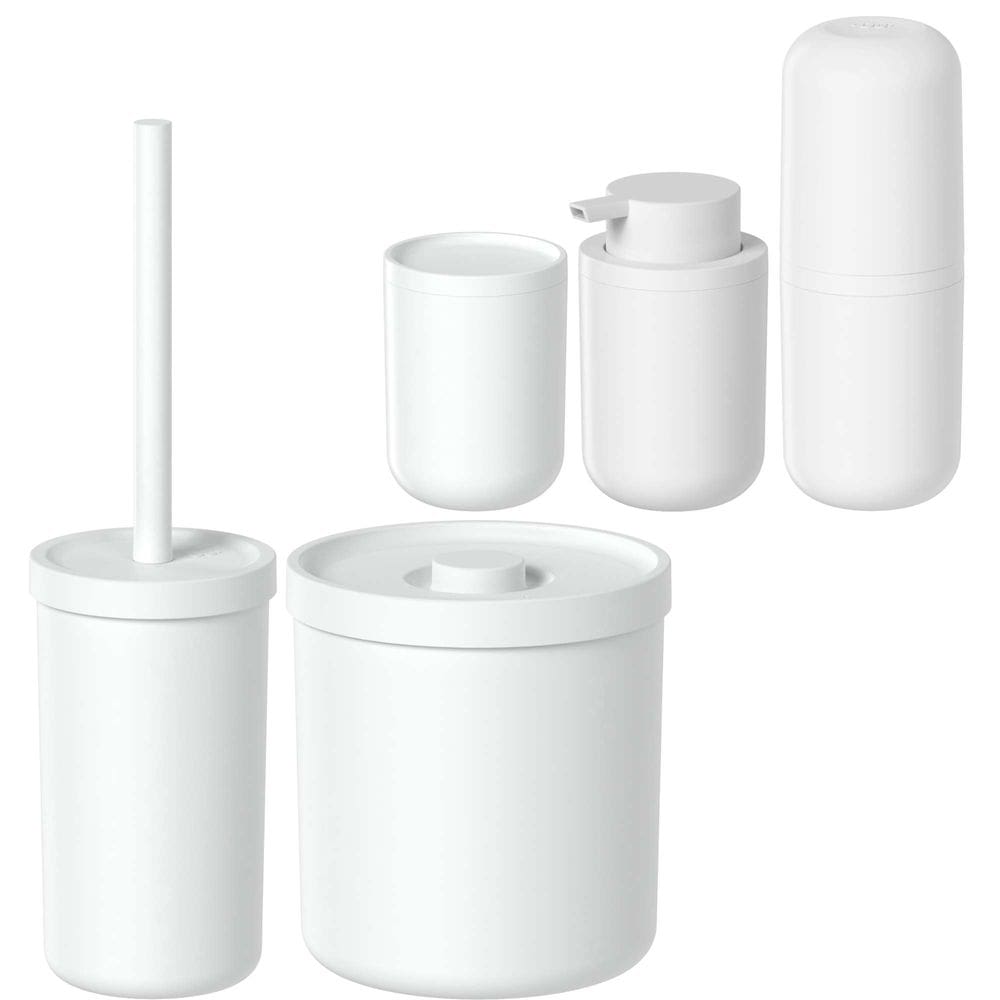 Conjunto Bold Completo para Banheiro com 5 Peças Branco - Ou