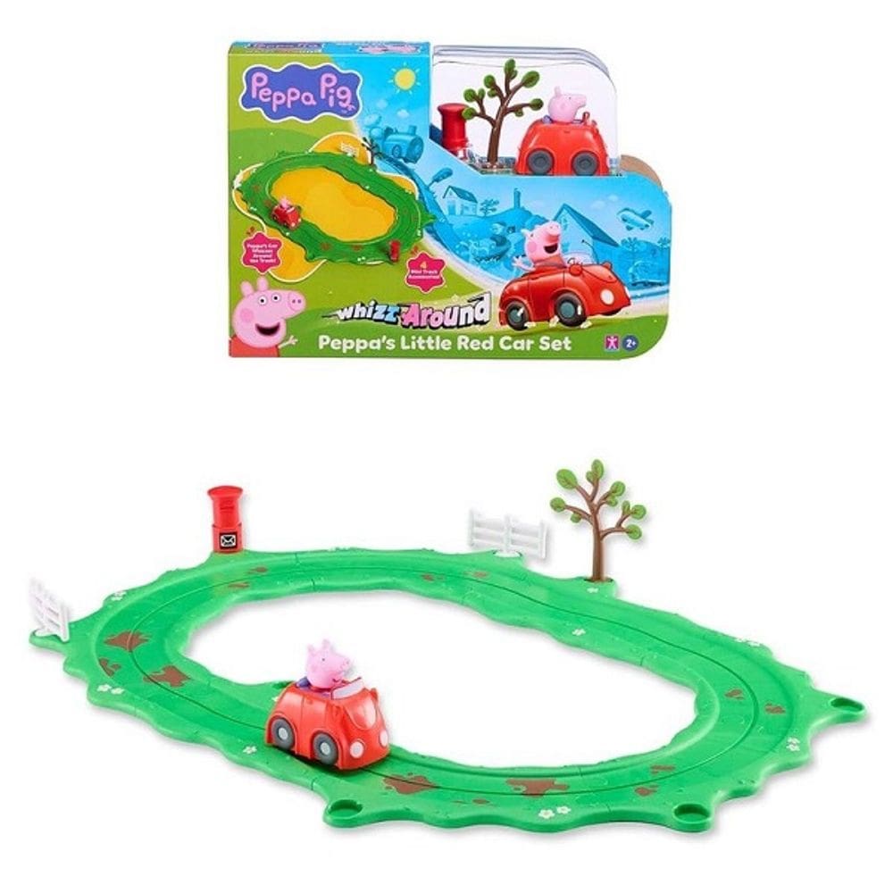 Peppa Pig Playset Passeio Interativo  Carro Vermelho - Carro motorizado– Com Som -Sunny