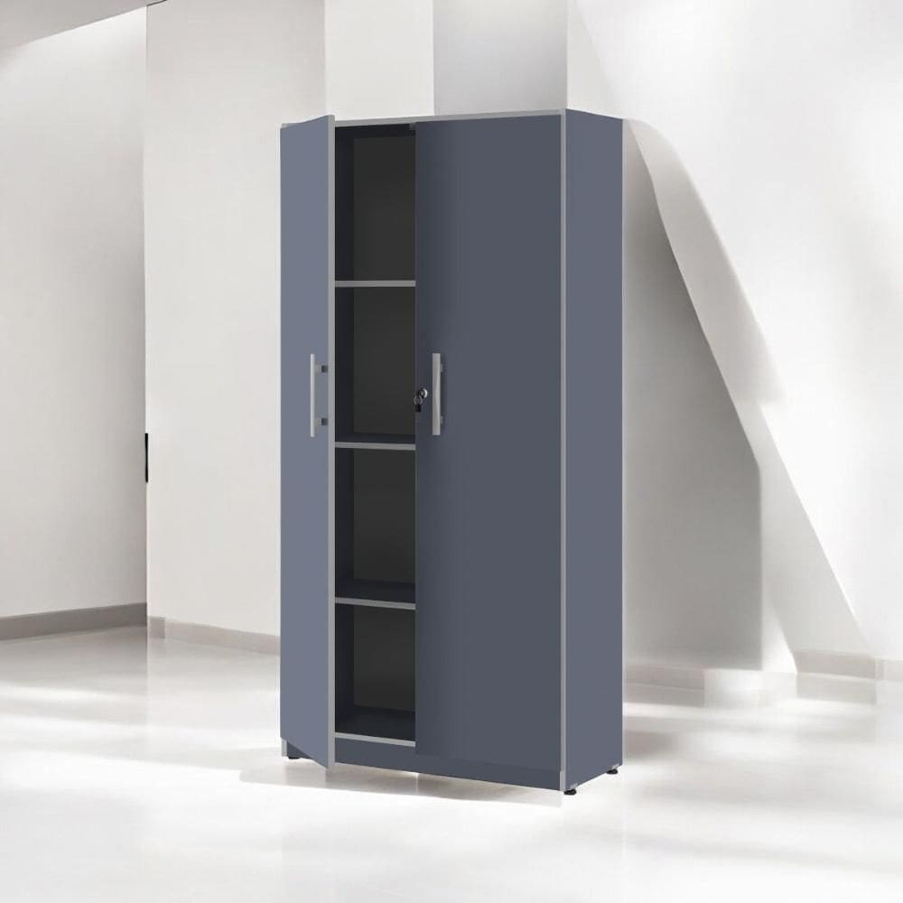 Armário Multiuso 02 Portas Light Azul