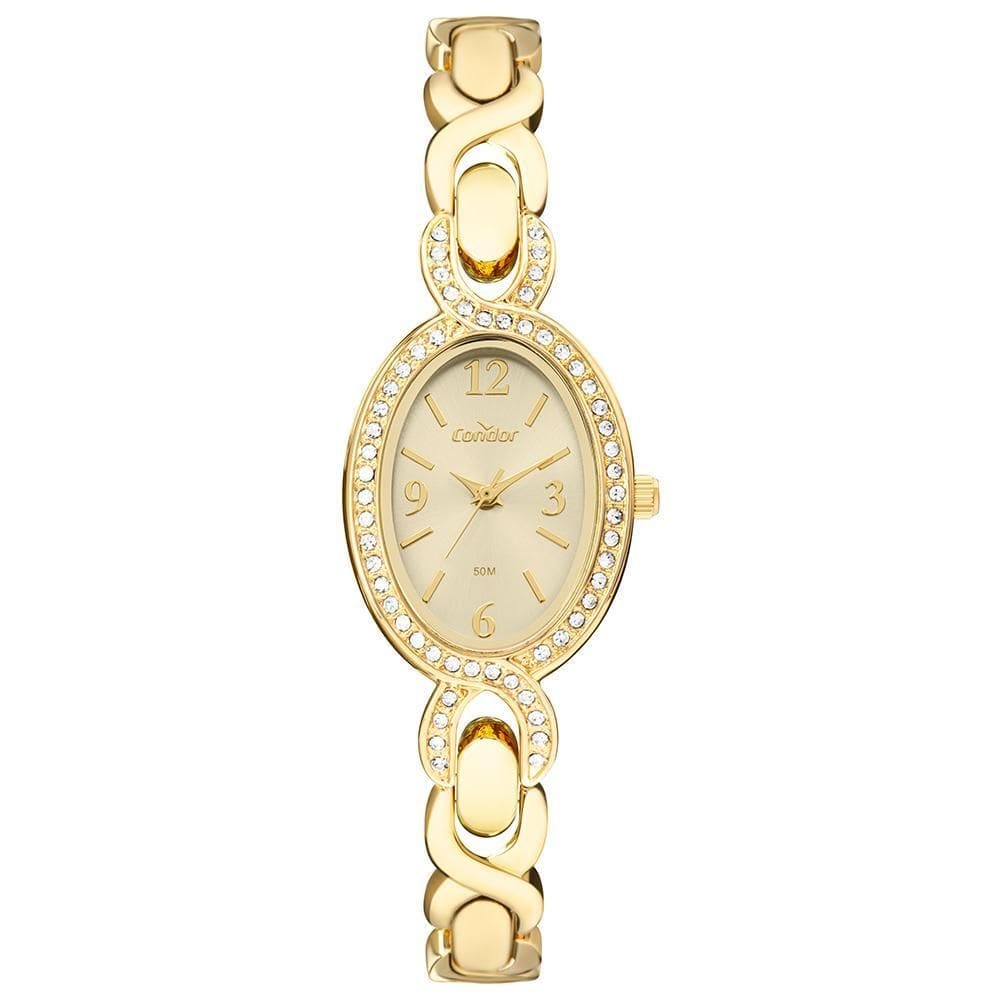 Relógio Condor Feminino Bracelete Dourado - CO2035NVI/5K