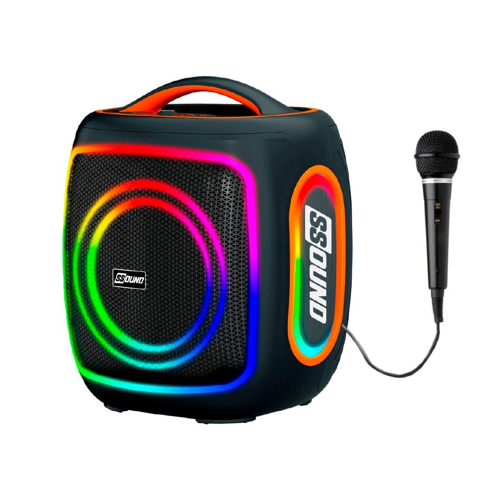 Caixa de Som Ssound Pump Portatil  420w - 1 Mic