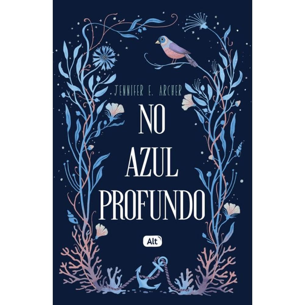 No azul profundo