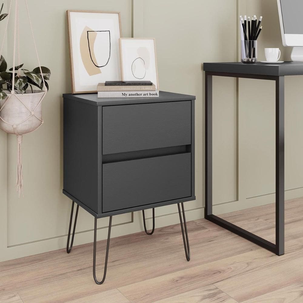 Aparador Roma c/ 2 Gaveteiro Preto