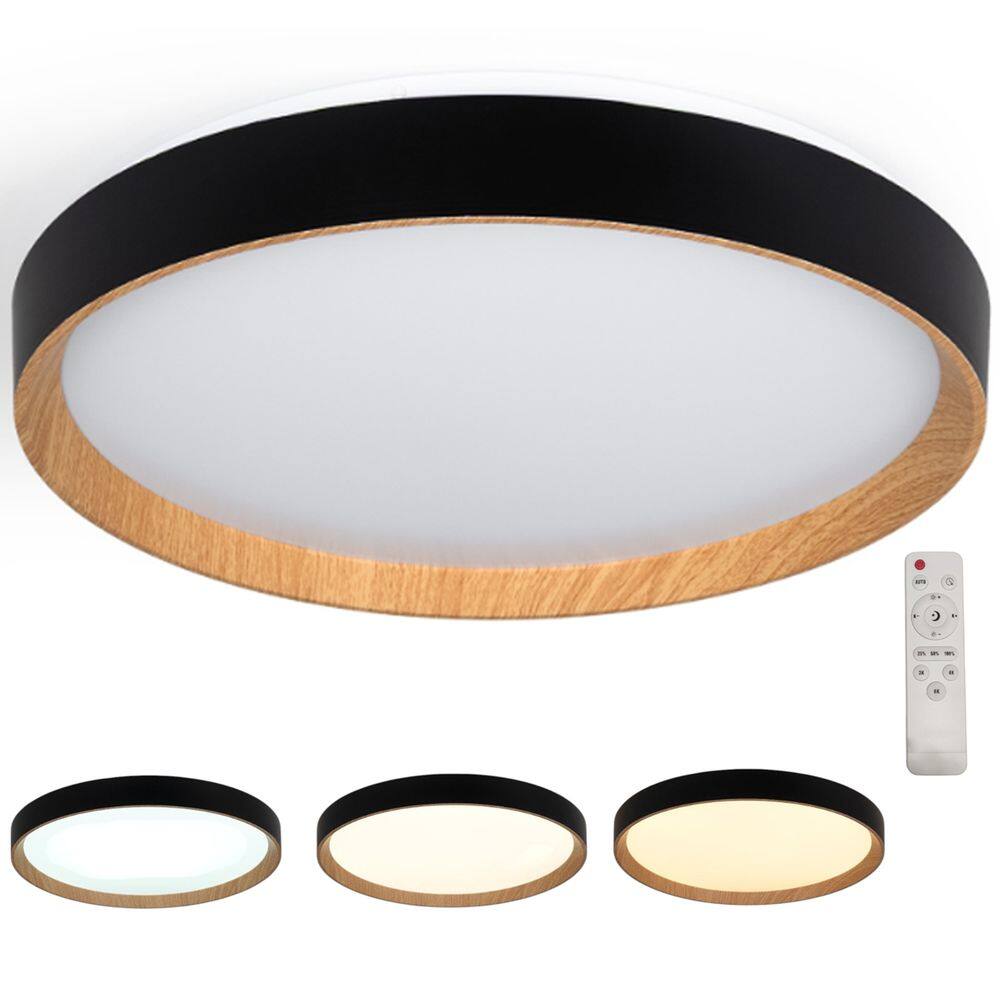 Luminaria Plafon 3 Tons LED Iluminaçao Controle Escritorio Recepçao Quarto Sala Comercial Residencial Ambiente Moderno