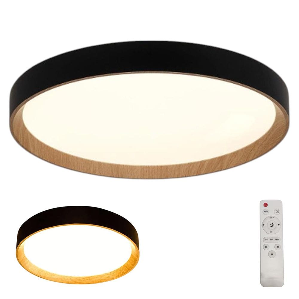 Luminaria Plafon 3 Tons LED Residencial Comercial Sala Quarto Recepçao Escritorio Controle Iluminaçao Ambiente Moderno
