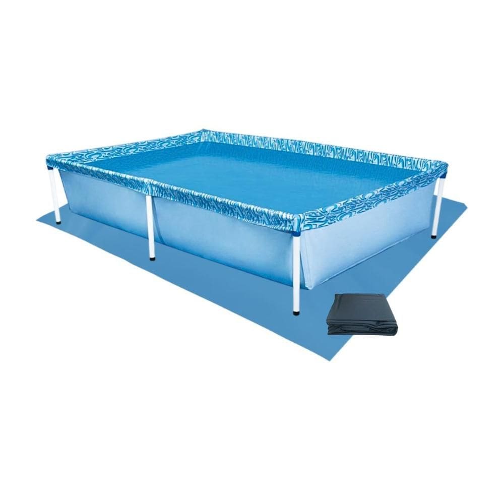 Piscina Infantil 1000 Litros Estruturada Capa e Forro Mor