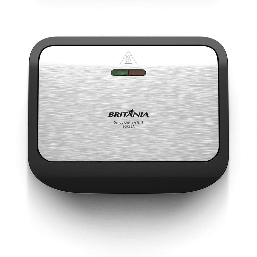 Sanduicheira e Grill Britânia  Antiaderente 750W BGR25A