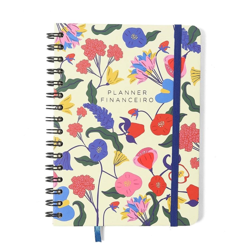 Planner espiral A5 financeiro Off White 2026 Cicero