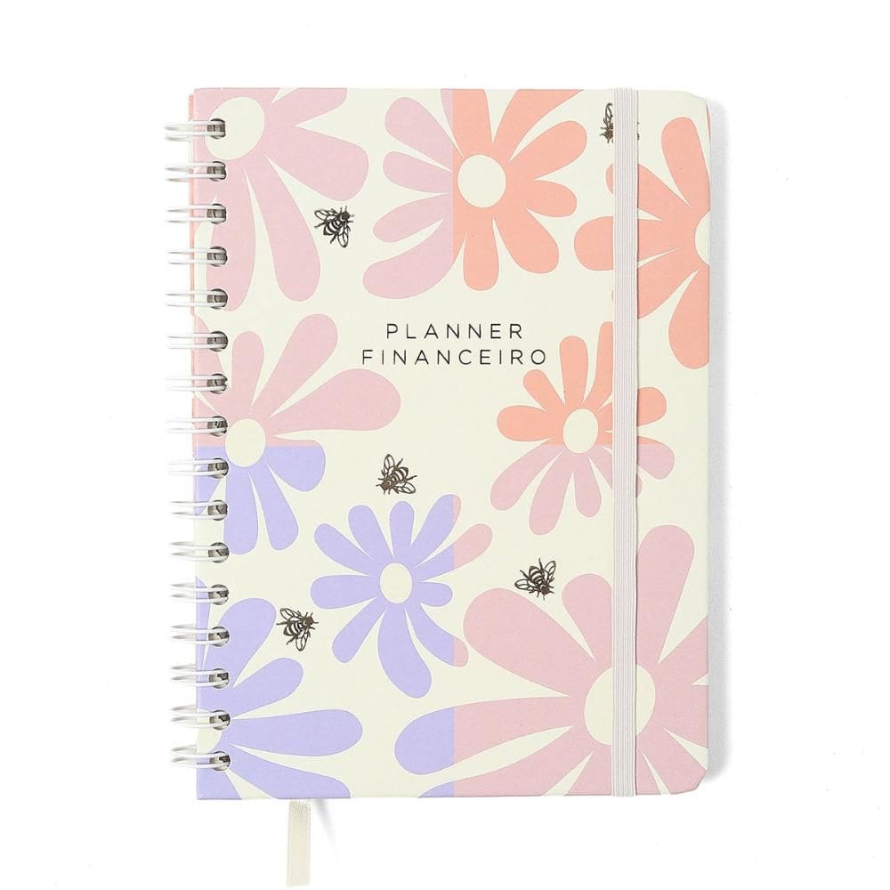 Planner espiral A5 financeiro Block Bloomy 2026 Cicero