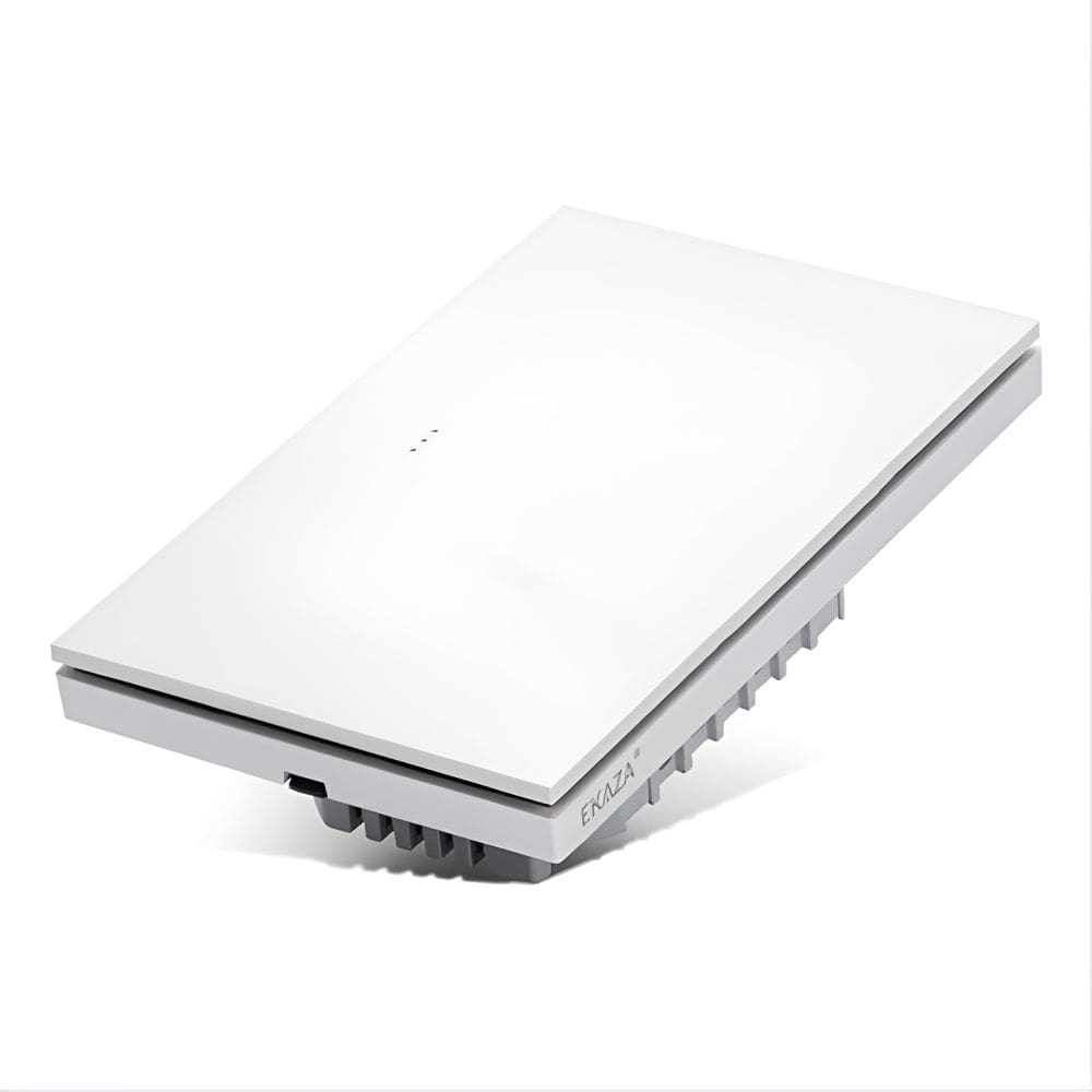 Interruptor Mercúrio Lite 1 Botão Branco Zigbee 3.0 Ekaza EKGD-T408P-1Z