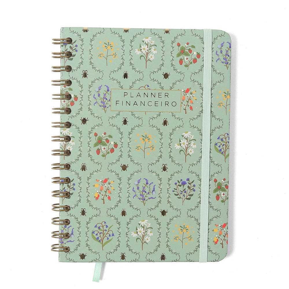 Planner espiral A5 financeiro Jardim Verde Cicero