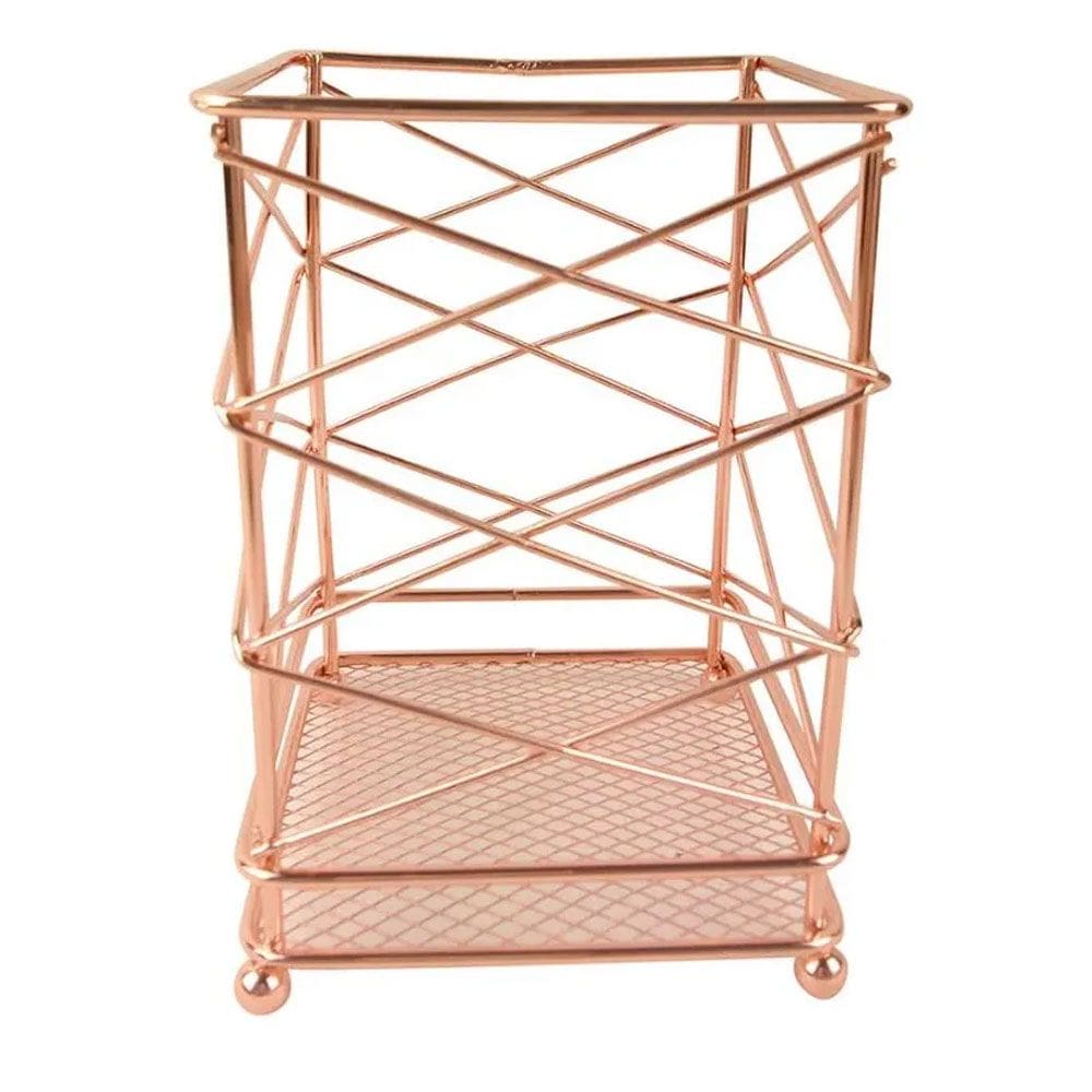 Porta Utensílios em Metal Cobre Rose Gold 15cm ZL0005 BTC