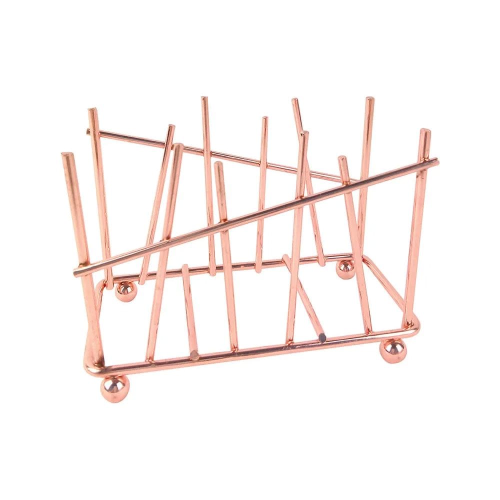 Porta Guardanapo em Metal Cobre Rose Gold 12cm ZL0004 BTC