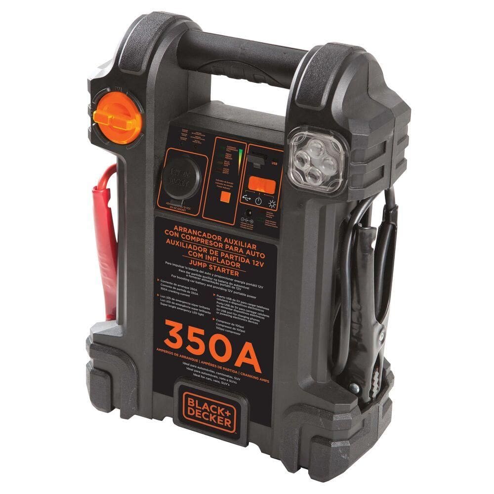 Auxiliar de Partida de 350Ah Black Decker JS350CC 12V